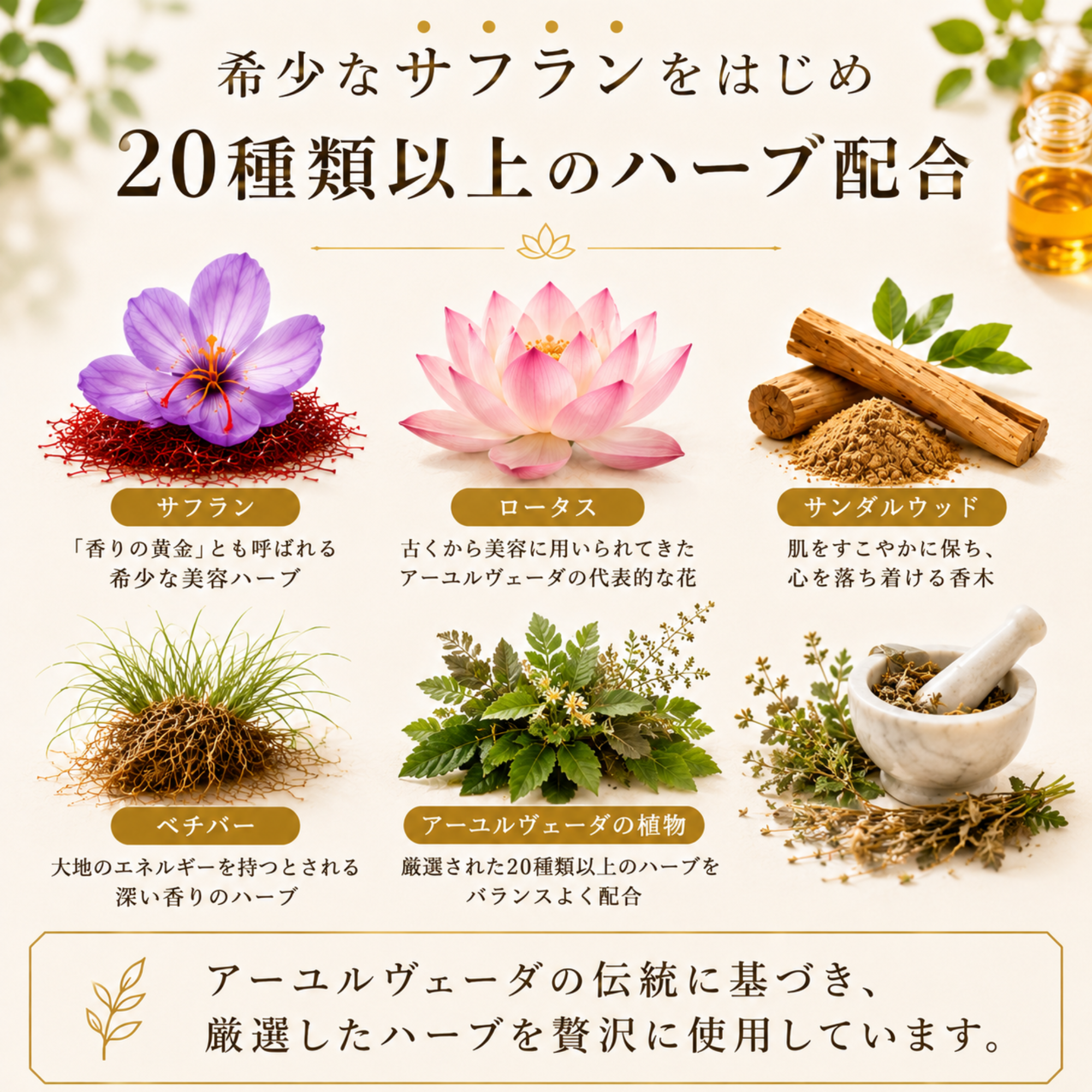 クンクマディ タイラム 美容オイル アーユルヴェーダ