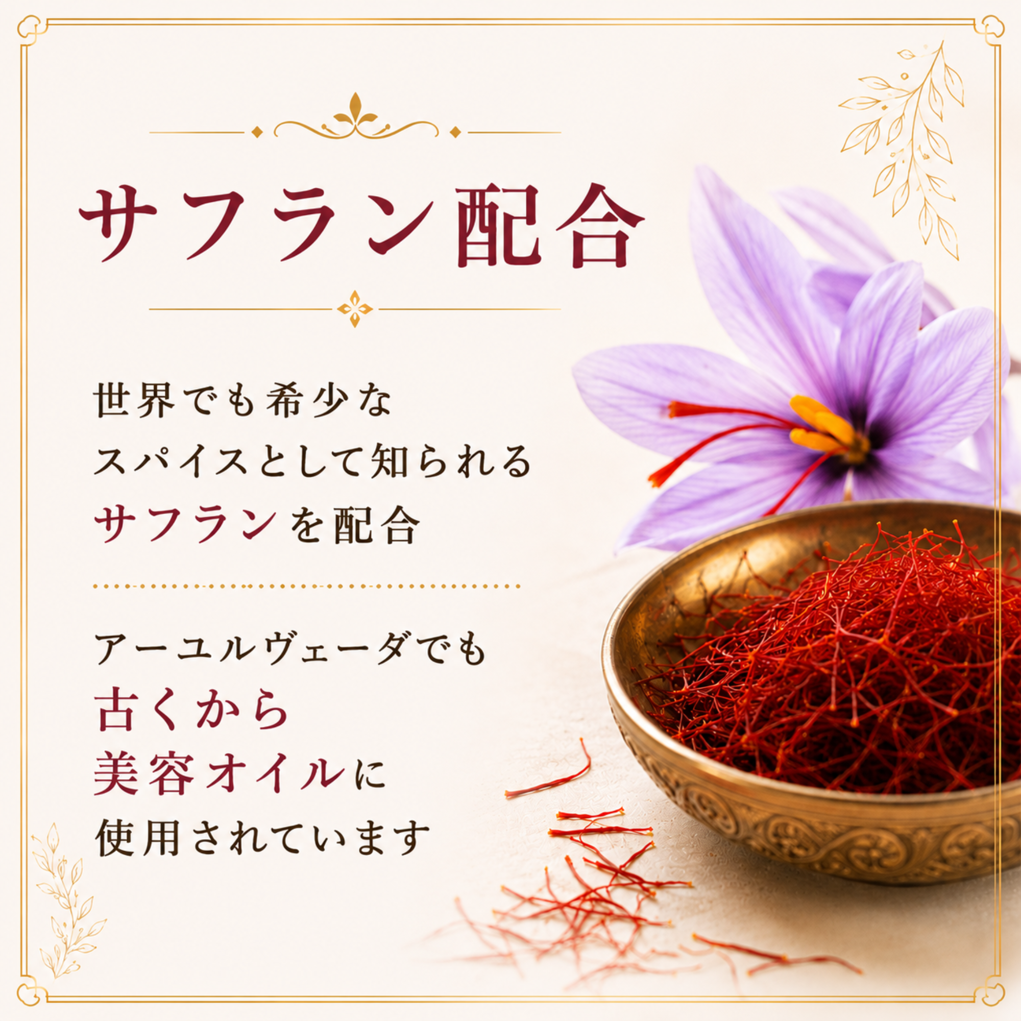 クンクマディ タイラム 美容オイル アーユルヴェーダ 10ml